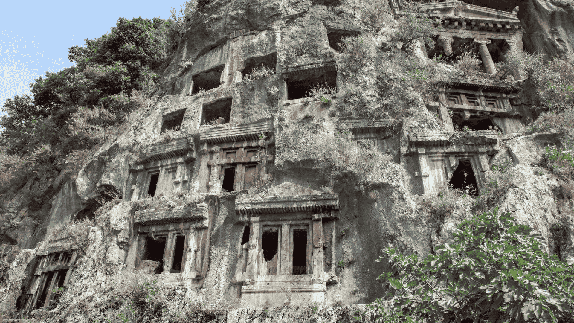 Ancient Rock Tombes in Fethiye