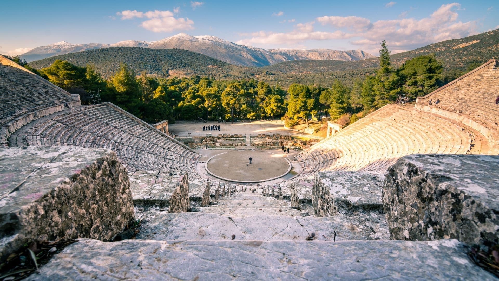 athens ampitheatre at epidavros