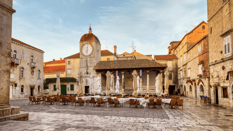 Central Square in Trogir