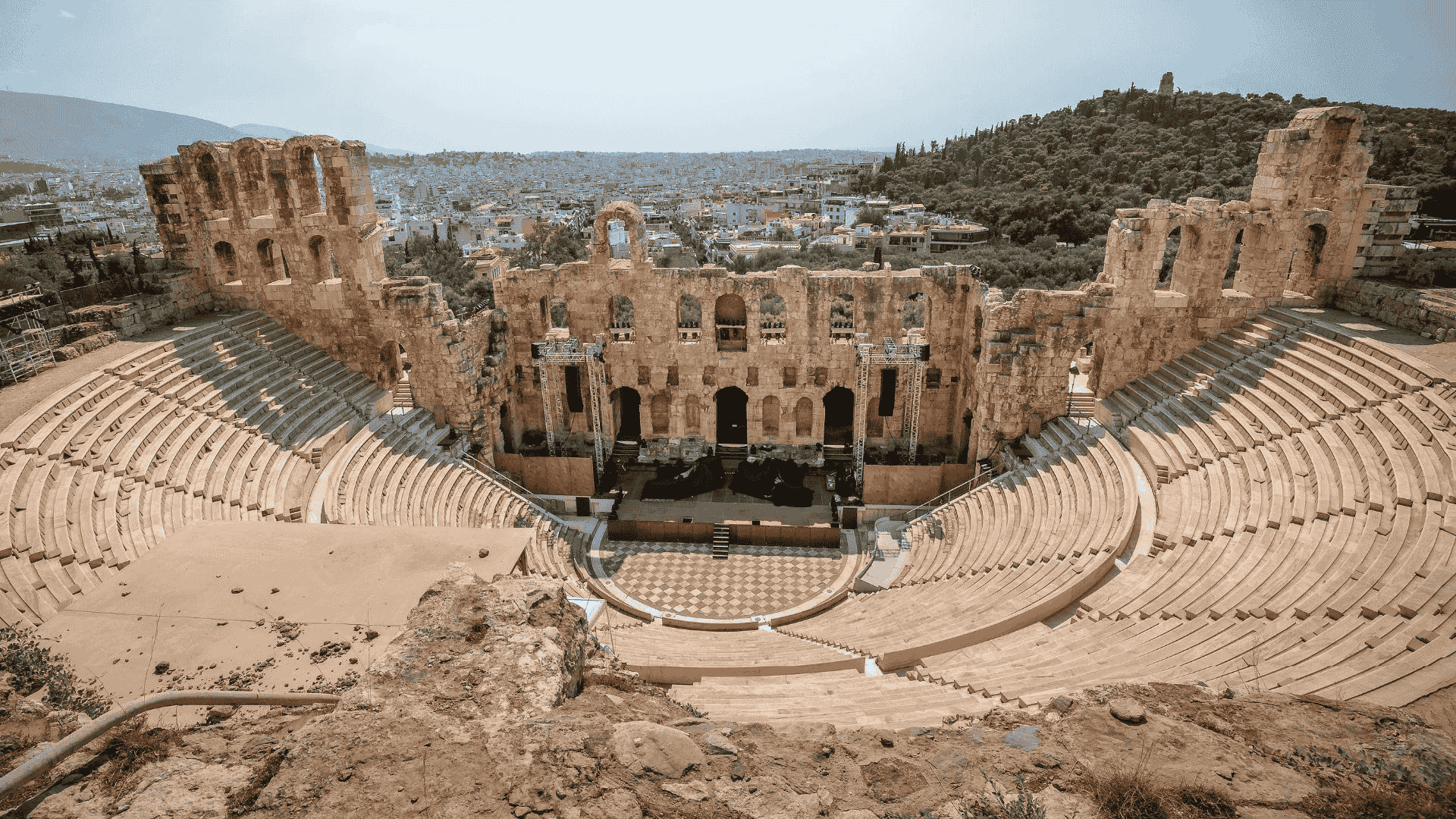 Herod Atticus Odeon in Athens