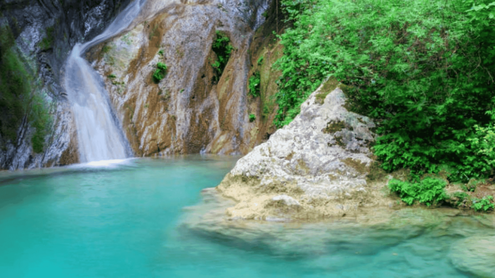 Nydri Waterfalls in Lefkas