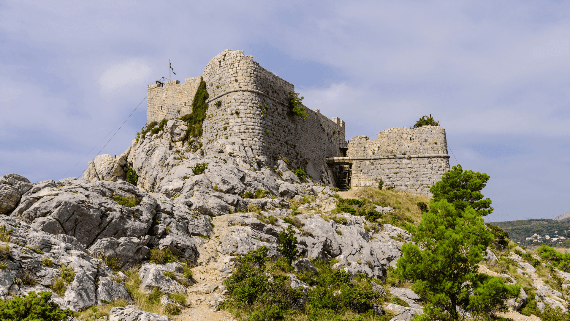 Omis Old Town and Fortress in Central Dalmatia
