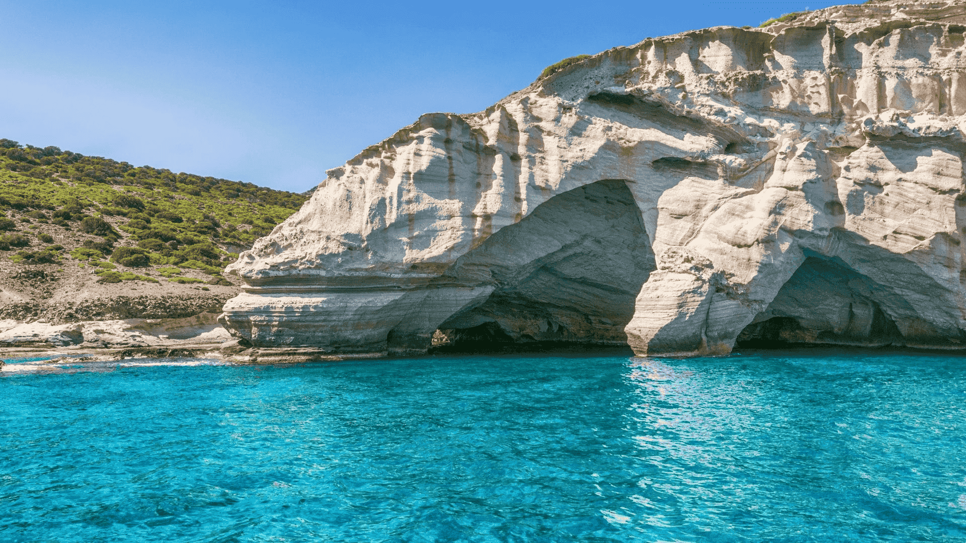 rock formation in milos