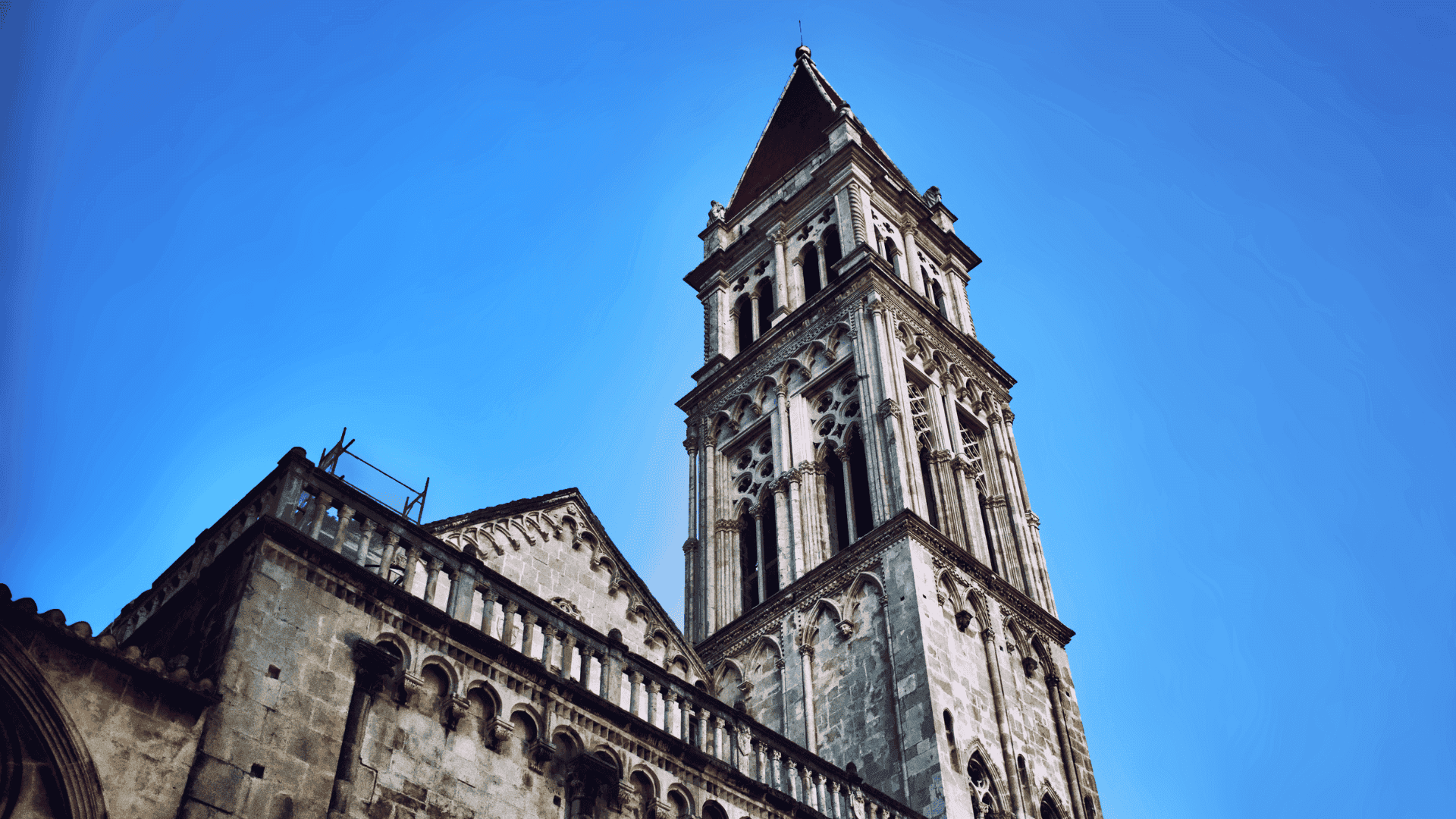 St. Lawrence Cathedral and Bell Tower in Trogir