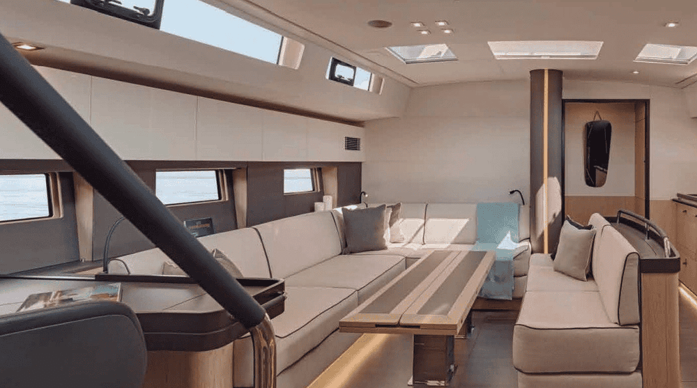 oceanis 62 penultimo sitting area