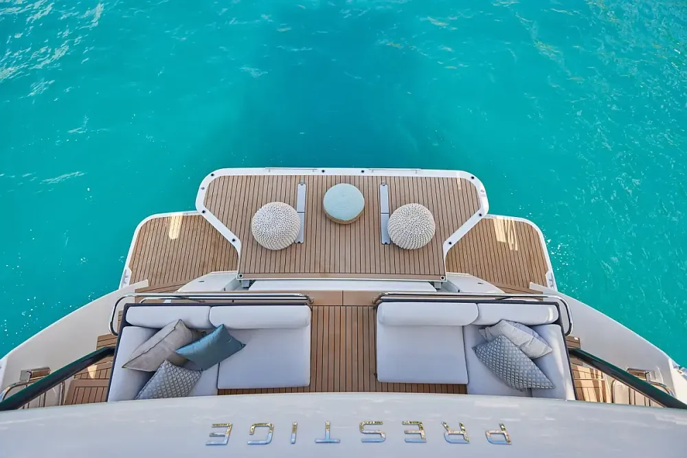 prestige bareboat swim platform