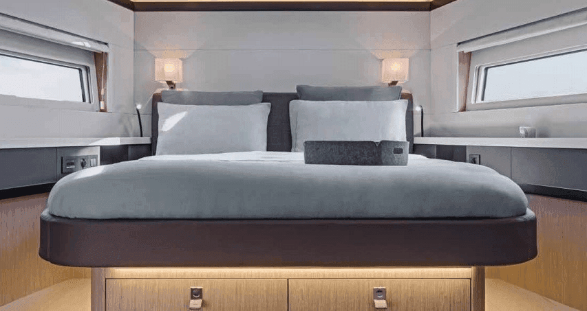 oceanis 62 penultimo interior cabin bedroom area