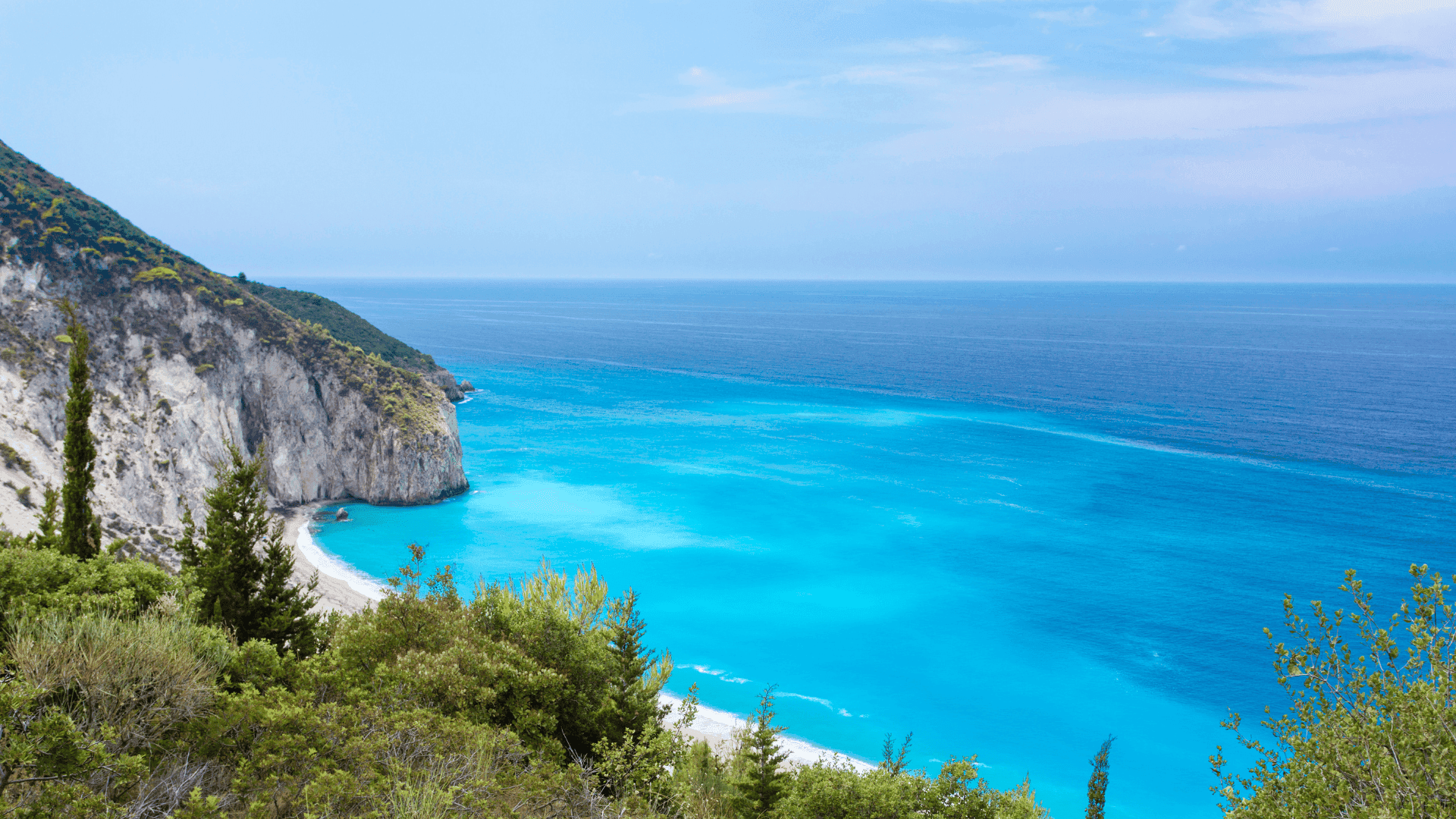 Milos Beach in Lefkas