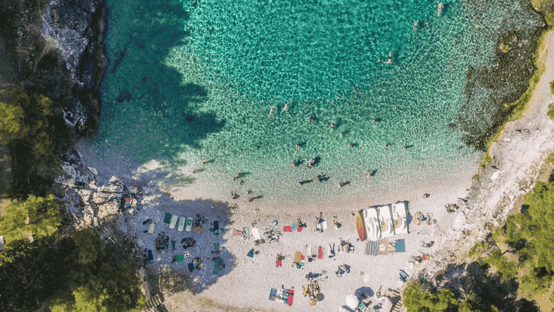pula beach in croatia