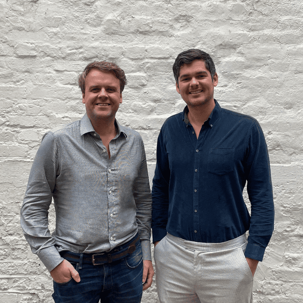 simon morgan and peter harrison-hill close up colour profile founder team staff image