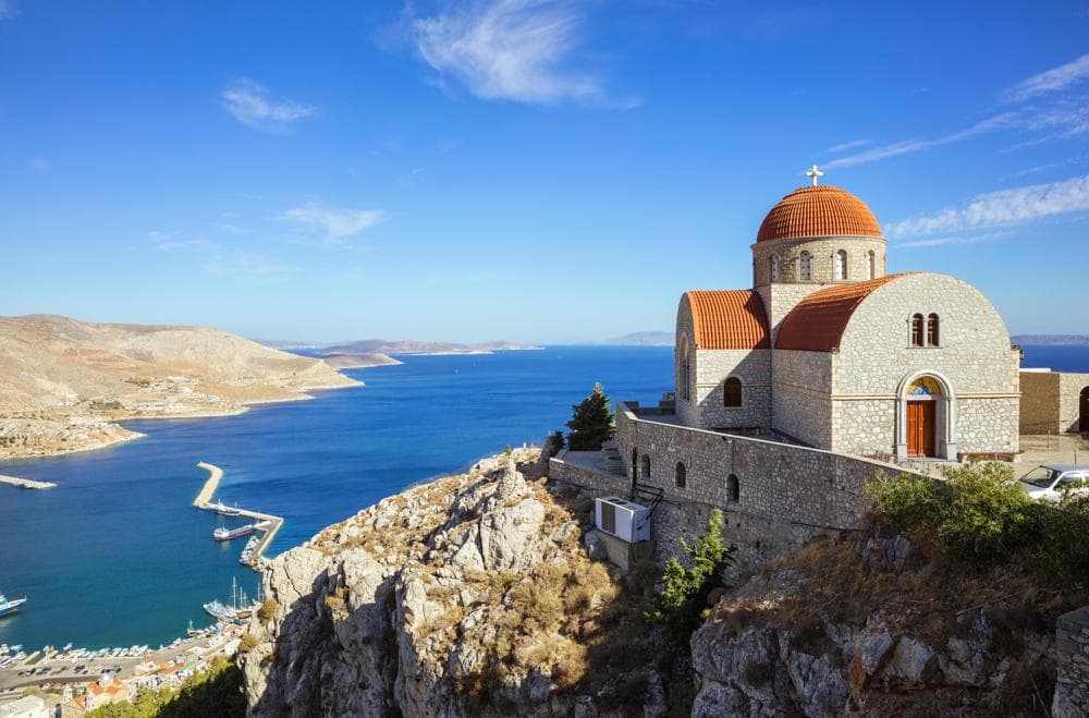 agios savvas monastery kalymnos greece