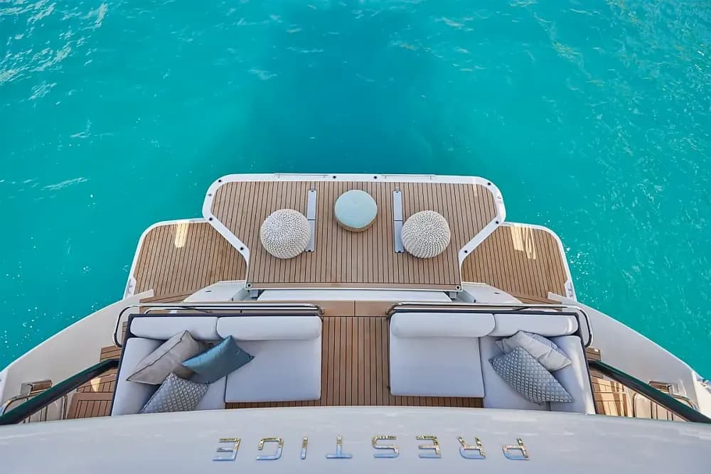 prestige bareboat swim platform