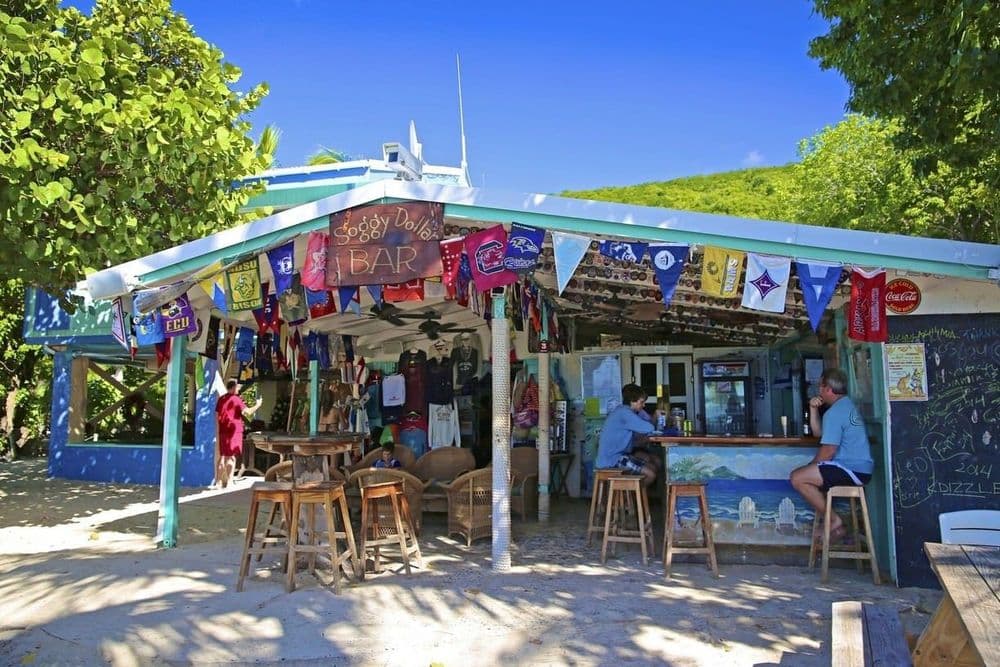 soggy dollar bar interior bvi jost van dyke